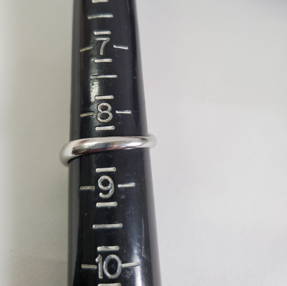 Silver Abstract Adjustable Cuff Ring - image 3